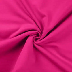 French terry  uni fuchsia - La boite à tissus