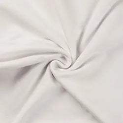 French terry sweat uni blanc - La boite à tissus