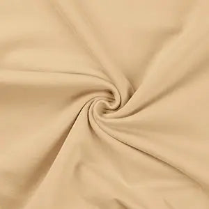 French terry sweat uni champagne - La boite à tissus