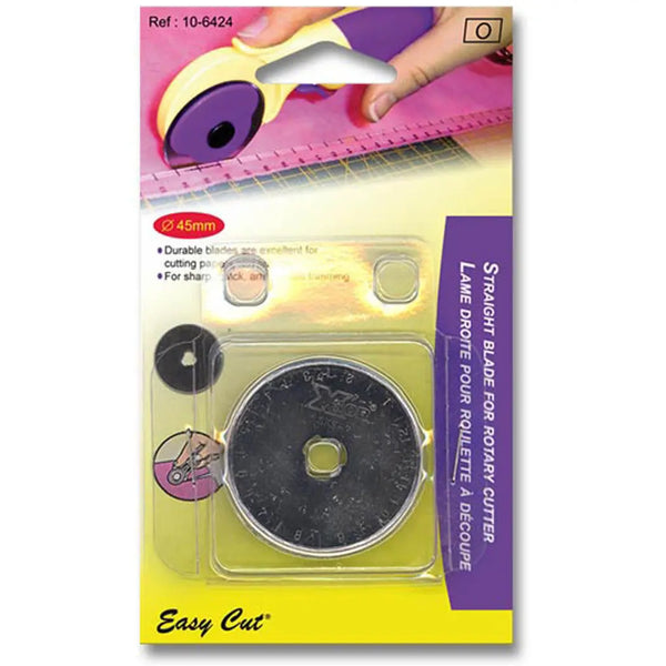 LAME COUTEAU ROTATIF EASYCUT 45MM - La boite à tissus