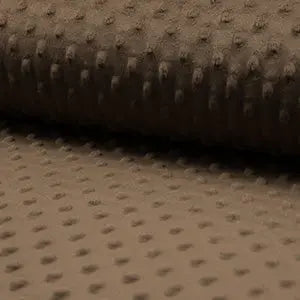 Minky brun - La boite à tissus