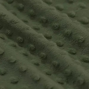 Minky khaki - La boite à tissus