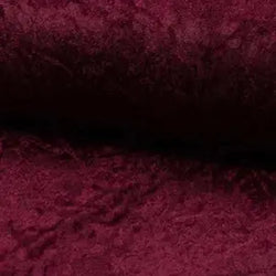 Panne de velours aubergine - La boite à tissus