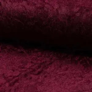 Panne de velours aubergine - La boite à tissus