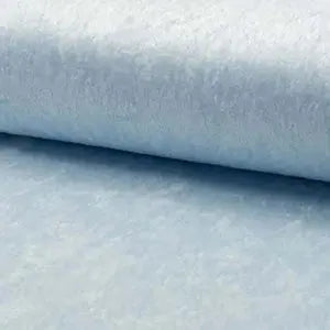 Panne de velours bleu - La boite à tissus