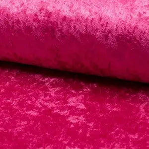 Panne de velours fuchsia foncé - La boite à tissus