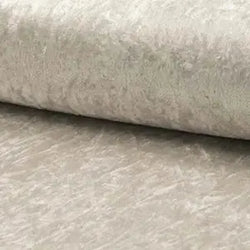 Panne de velours gris argent - La boite à tissus