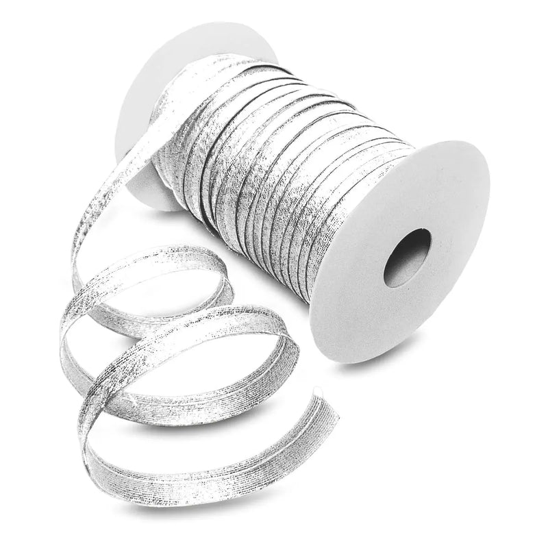 Passepoil Lurex Argent 10 mm - La boite à tissus