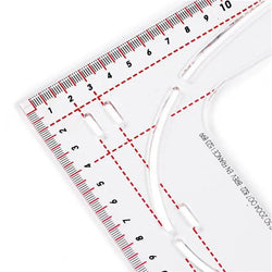 Règle tailleur 60 cm transparente - La boite à tissus
