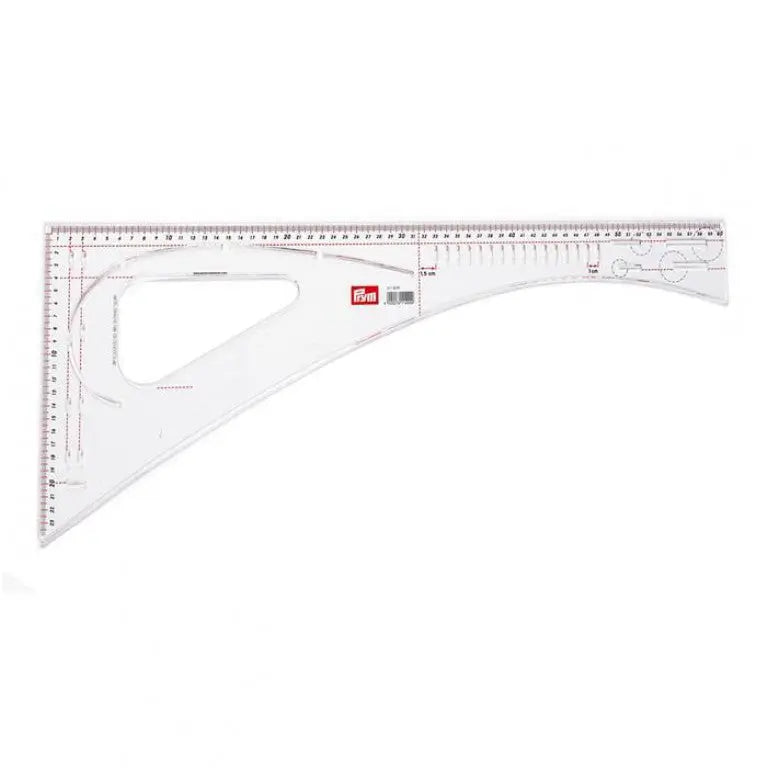 Règle tailleur 60 cm transparente - La boite à tissus