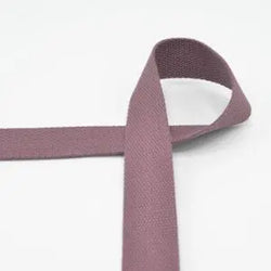 Sangle coton pour sacs mauve 30 mm - La boite à tissus