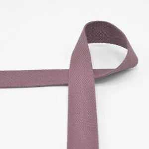 Sangle coton pour sacs mauve 30 mm - La boite à tissus