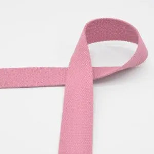 Sangle coton pour sacs vieux rose 30 mm - La boite à tissus