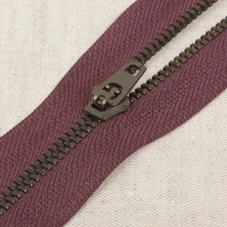 Tirette Metal 5 Bronze Non Séparable 15 cm - La boite à tissus
