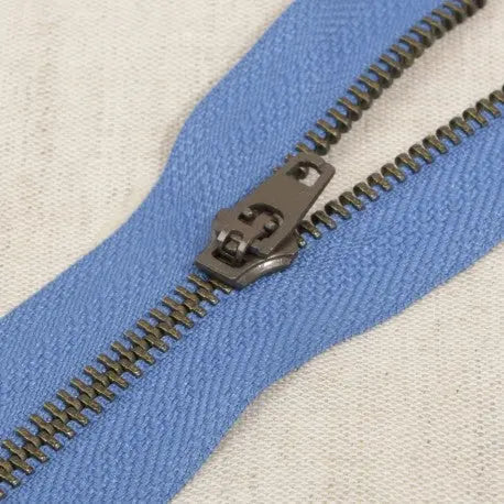 Tirette Metal 5 Bronze Non Séparable 8 cm - La boite à tissus