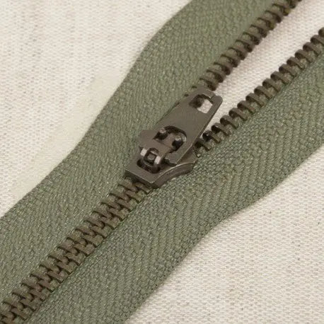 Tirette Metal 5 Bronze Non Séparable 8 cm - La boite à tissus