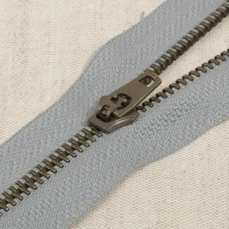 Tirette Metal 5 Bronze Non Séparable 8 cm - La boite à tissus