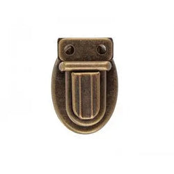 Zip (fermeture) pour cartable 1 pièces 32 x 37 mm laiton antique - La boite à tissus