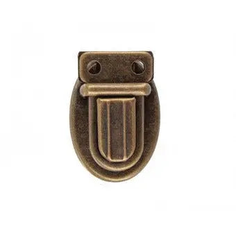 Zip (fermeture) pour cartable 1 pièces 32 x 37 mm laiton antique - La boite à tissus