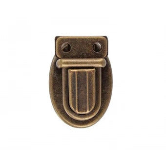 Zip (fermeture) pour cartable 1 pièces 32 x 37 mm laiton antique - La boite à tissus